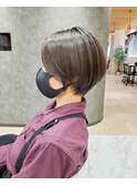 20代30代40代/大人可愛い小顔丸みショート