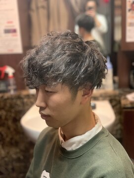 ヒロギンザ 新橋店(HIRO GINZA) スパイラルパーマ　【理容室】【バーバー】