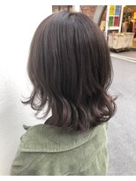 モルニ(MORNI)&nbsp;ショコラブラウン_マロンベージュ Aラインボブ かきあげ