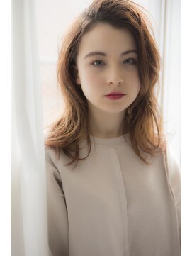 ミエル ヘア 新宿(miel hair) 〈mielhair新宿〉かきあげ　くびれヘア