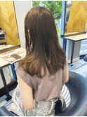 艶感♪髪質改善カラー×大人可愛いブラウンアッシュロング