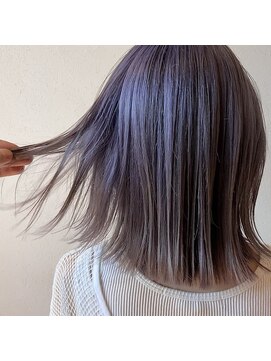 アコット(Acotto.) ラベンダーグレー/ ぱつんボブ /外はね切りっぱなし