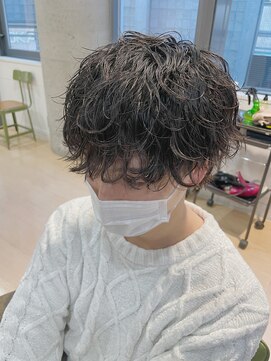ヘアサロン アウラ(hair salon aura) マッシュウルフ×オリジナルパーマ