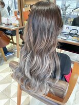 バブ バイネオリーブ(Bab by neolive)&nbsp;バレイヤージュ☆外国人風アッシュグレイ