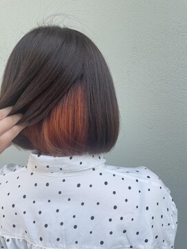 ラソ バルコ(LAZO barco) インナーカラーオレンジ