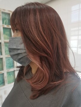 リル(LiL) ペールピンク×ミディアムレイヤー