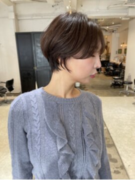 ミラバイグリーン(Mira by green) ショート/ショートボブ/ココアベージュ/サイドバング