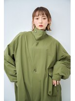 リトル カスカベ(little kasukabe)&nbsp;イヤリングカラーと外ハネでお洒落ボブ