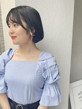 ブランロール 中目黒店(Blanl'or) 大人ガーリー/ダークアッシュ/似合わせカット/レイヤーカット