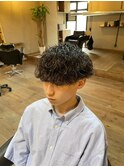 沖縄メンズ波巻きスパイラルパーマ