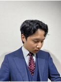 束感刈り上げビジネス七三ツーブロックアップバング1220