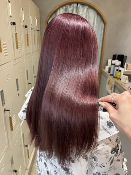 ロンドアジュール 横浜(Lond azur) ブリーチあり◎ピンクカラー