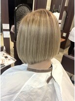 ピュア ポイント 和光店(PURE POINT) 前下がりボブ/ボブ/グレージュ