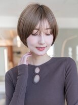 ハバナ 渋谷(HAVANA) 20代30代大人可愛いグレーベージュショートボブ小顔前髪