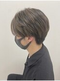 メンズヘア★☆毛流れリバース刈り上げショート