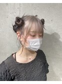 ハイトーンデザインカラーヘアセット10代20代