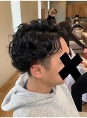 流す系パーマ大人エディション