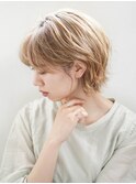 グラデーションボブ～ミルクティーベージュ～