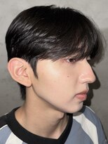 韓国シースルーマッシュカルマパーマダウンパーマ韓国マッシュ