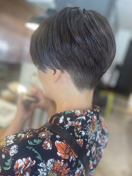 アンドライフ 市原店(AND LIFE) ショート×インナーカラーBlue