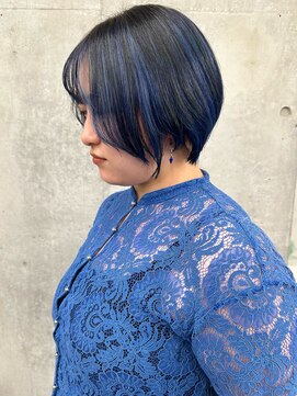 モリオ(morio) ＊愛されかわいいグラデーションボブアンブレラカラー30代40代2