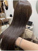ブリーチなしダブルカラー Aujua髪質改善トリートメント