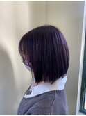 黒髪ボブルフネビージュ小顔ワンレンスペインカール
