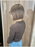 ぱつっとボブ/毛先だけアンブレラカラー/20代30代40代/横浜