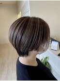 【aries富谷店】ハイライト×ショート
