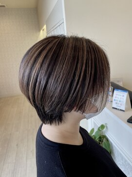 ヘアメイク アリエス 富谷店(HAIR MAKE aries) 【aries富谷店】ハイライト×ショート