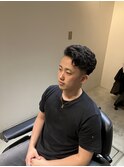 ハーフバック パーマスタイル