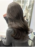 栄艶髪ロングヨシンモリグレージュヘア