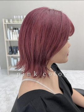 バディ 中野駅前店(BUDDY) ピンクカラー【中野美容室/中野ダブルカラー/ケアブリーチ】