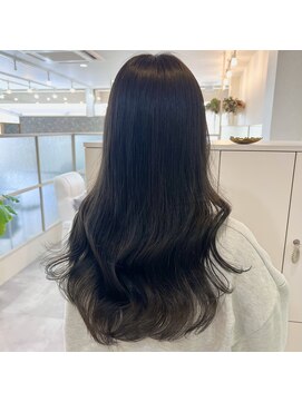 オリーブグレージュ/オリーブカラー/暗髪