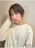 ニュアンスショート/透け前髪/ツヤ質感