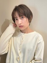 トリッカ 銀座(tricca)&nbsp;ニュアンスショート/透け前髪/ツヤ質感