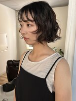トリッカ 銀座(tricca)&nbsp;ボブ/顔周りレイヤー/ニュアンスパーマ/ナチュラルパーマ