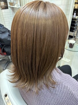 ロマンヤカタ ファース(ROMAN YAKATA fars) ブリーチなしベージュカラー@田島（2026/01）