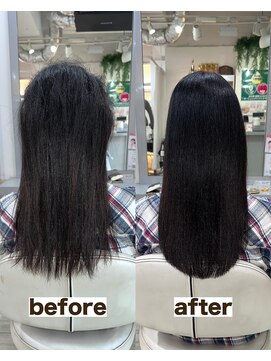 シゲ 自由が丘店(SHIGE) 毎月白髪染めしてても大丈夫/地毛風髪質改善ストレート/縮毛矯正