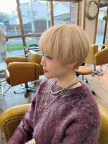 トルチェ(toRtue) 丸みマッシュ ぬきっぱなしブロンド ホワイトブロンド