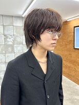 トゥコ(tuco)&nbsp;ショートウルフ　ニュアンスパーマ　ミディアムブラウンベージュ
