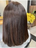 髪ドラつるりんちょ縮毛矯正×白髪染め