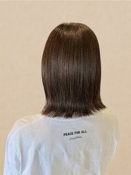 ヘアーアソシエイワイ(Hair Associe IWAI) 切りっぱなしボブ