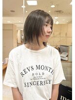 モリオ フロム ロンドン サッポロファクトリー店(morio FROM LONDON)&nbsp;morio札幌　レイヤーボブ　札幌ボブ　オリーブカラー