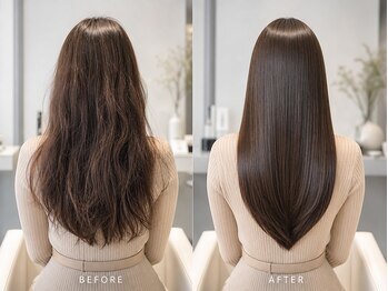 セレスト 三宮店(CELESTE)の写真/ダメージレスでヘアデザインも自由自在♪[髪質改善/白髪ぼかし/マンツーマン]
