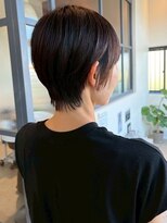 ヘッズ 高木瀬店(HEADS)&nbsp;ショートボブ 顔周りカット ダークブラウン 髪質改善　20代