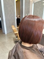 ヘアーアンドビューティーショップ エボルティー(hair&beauty shop EvoLuty)&nbsp;オイルカラーのボブ