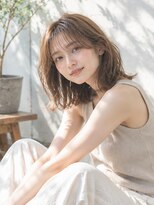 ドット ヘアー(dot.hair) シースルーバング / 外ハネボブ / ミディアムレイヤー