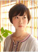 ナチュラルショートボブ