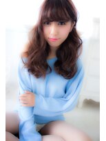 アンジュ ヘアー(Ange hair)&nbsp;アンジュヘアー金山　流し前髪のアンニュイカール♪